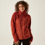 Bluzy damskie - Regatta Damski Polar z Suwakiem Heidy Fluffy Czerwony, Rozmiar: 46 - miniaturka - grafika 1