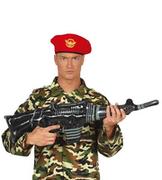 Dodatki do strojów karnawałowych - Dmuchany karabin żołnierza szturmowy czarny - miniaturka - grafika 1