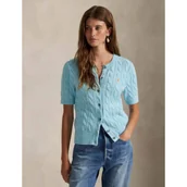 Swetry damskie - POLO RALPH LAUREN Kardigan | Slim Fit - miniaturka - grafika 1