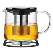 Zaparzacze i kawiarki - Dzbanek, zaparzacz szklany do herbaty, ziół na gaz 1000ml - miniaturka - grafika 1