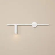 Lampy ścienne - Oświetlenie ścienne Trevo 1104C Aldex downlight prosty biały - miniaturka - grafika 1