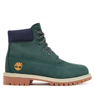 Buty dla chłopców - Trapery Timberland Premium 6-Inch Waterproof TB0A6BETEO61 Khaki - miniaturka - grafika 1
