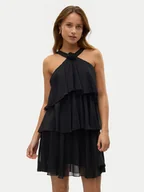 Sukienki - Vero Moda Sukienka koktajlowa Felicia 10329767 Czarny Regular Fit - miniaturka - grafika 1