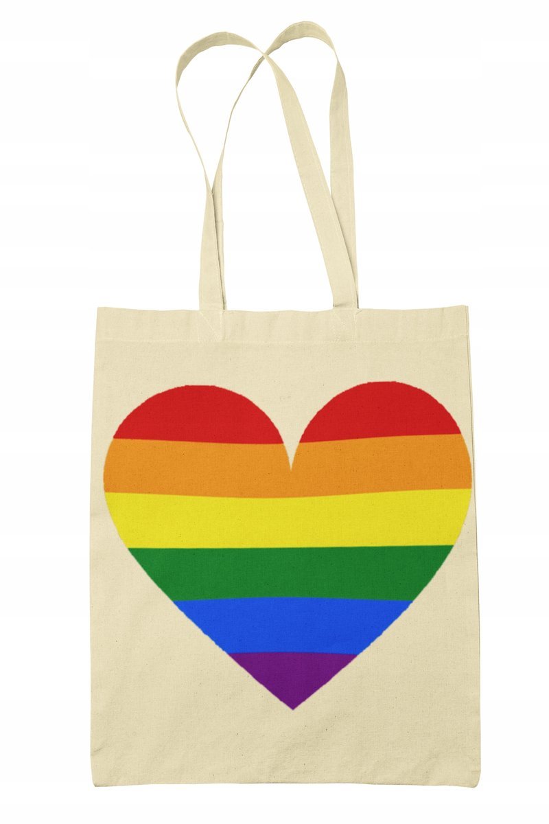 Torba Shopper-Materiałowa-Na Ramie-Lgbt Pride-
