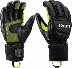 LEKI RĘKAWICE Griffin Pro 3D black/lime 9.0 - Rękawice narciarskie - miniaturka - grafika 1
