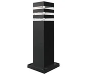 Lampy ogrodowe - Polux LED RGBW ściemnialna lampa zewnętrzna TEKSAS 1xE27/12W/230V 44 cm IP44 antracyt - miniaturka - grafika 1