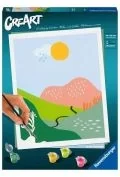 Zabawki kreatywne - CreArt: Minimalistyczny krajobraz #3 - miniaturka - grafika 1