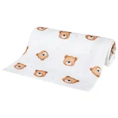 Pieluchy - Pieluszka bambusowa otulacz 110x110 Misie Teddy Bear, Bocioland - miniaturka - grafika 1