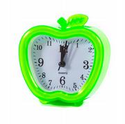 Zegary - Kolorowy Zegar Z Budzikiem Jabłko Różne Kolory - miniaturka - grafika 1