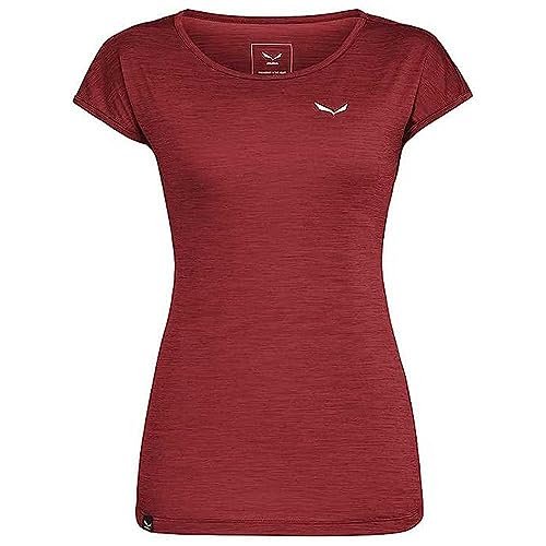 Salewa Puez Melange Dry T-shirt damski, niebieski melanż, XXS, KOBIETA