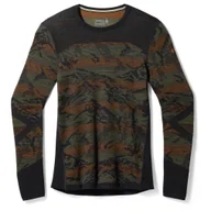 Koszulki sportowe męskie - Męska koszulka Smartwool M Intraknit Thermal Mrn Bl Pattern Crew Rozmiar: XL / Kolor: szary/zielony - miniaturka - grafika 1