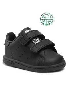 Buty dla dziewczynek - Adidas Sneakersy Stan Smith Cf I FY0968 Czarny - grafika 1