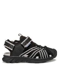 Geox Sandały J Airadyum Bo J55F1A 1454 C0017 S Czarny - Buty dla chłopców - miniaturka - grafika 1