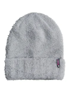 Damska Czapka zimowa ROXY RIGBY BEANIE HDWR ERJHA03562-SJEH – Szary - Czapki damskie - miniaturka - grafika 1