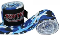 Bandaże bokserskie - Taśmy bokserskie BBE-TT 250 cm CAMOUFLAGE niebieski - miniaturka - grafika 1
