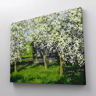 Wiosna w sadzie - Malowanie po numerach 50x40 cm - Malowanie po numerach - miniaturka - grafika 1