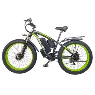 SMLRO XDC600 Electric Bike 26*4.0in All Terrain Fat Tires 1000W*2 Motors 55 km/h Max Speed 48V 22.4Ah Battery 140km Rang - Rowery elektryczne - miniaturka - grafika 2