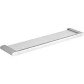Półki łazienkowe - Mexen Adox wisząca półka szklana, chrom - miniaturka - grafika 1