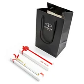 Zestawy piśmiennicze - Zestaw Pióro wieczne Parker IM Pearl w pudełku z torebką prezentową - miniaturka - grafika 1