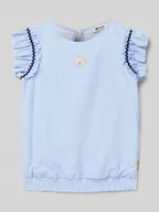 Bluzki dla dziewczynek - Top bluzkowy z falbanami - miniaturka - grafika 1