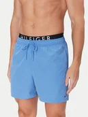 Kąpielówki męskie - Tommy Hilfiger Szorty kąpielowe UM0UM03489 Niebieski Regular Fit - miniaturka - grafika 1