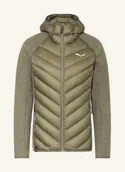 Kurtki damskie - Salewa Hybrydowa Kurtka Puchowa Fanes Sarner gruen - SALEWA - miniaturka - grafika 1