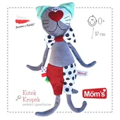 Maskotki i pluszaki - Hencz Toys Toys Przytylanka Kotek Kropek 962 - miniaturka - grafika 1