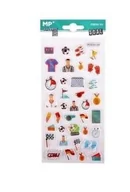 Zabawki kreatywne - Naklejki 3D piłka nożna - miniaturka - grafika 1