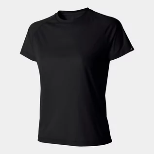 Koszulki sportowe damskie - Koszulka do tenisa z krótkim rekawem damska Joma R-COMBI SHORT SLEEVE black - grafika 1