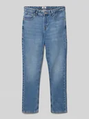 Spodnie i spodenki dla chłopców - Jeansy o kroju regular fit z bawełny model ‘Clark’ - miniaturka - grafika 1