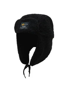 Alpha Industries Czapka Alpha Teddy Hat 108903 Czarny - Czapki męskie - miniaturka - grafika 1