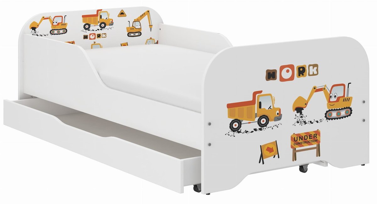 Łóżko dziecięce MIKI 160x80 PLAC BUDOWY