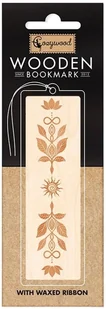 Zakładka drewniana Etno floral - Zakładki do książek - miniaturka - grafika 1