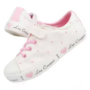 Buty dla dziewczynek - Buty Lee Cooper Jr LCW-24-02-2159K białe - grafika 1