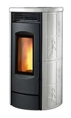 Piece wolnostojące - Caminetti Montegrappa piecyk na pellet Alpina NES 10 EVO - miniaturka - grafika 1