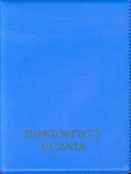 Szkolne artykuły papiernicze - Biurfol Okładka na dokumenty ucznia pionowa niebieska - miniaturka - grafika 1