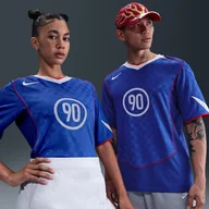 Swetry męskie - Męska koszulka piłkarska Dri-FIT Nike Total90 - Niebieski - miniaturka - grafika 1