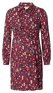 ESPRIT Maternity Damska sukienka tkana pielęgniarska z długim rękawem, Dark Red - 611, 42 - Sukienki ciążowe - miniaturka - grafika 1