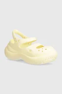 Sandały damskie - Crocs sandały Phaedra damskie kolor beżowy na platformie 209560 - miniaturka - grafika 1