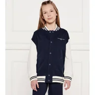 Kurtki i płaszcze dla dziewczynek - Tommy Hilfiger Kurtka bomber Oversize fit - miniaturka - grafika 1