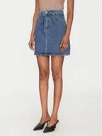 Spódnice - Marella Spódnica jeansowa 2515101021200 Granatowy Regular Fit - miniaturka - grafika 1