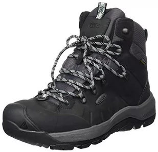 KEEN Damskie buty zimowe Revel 4 Polar Mid Height wodoodporne, Black Harbor Gray, 40 EU - Śniegowce damskie - miniaturka - grafika 1