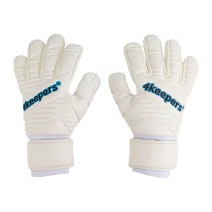 Rękawice bramkarskie 4keepers Retro IV NC białe - Piłka nożna - miniaturka - grafika 1