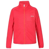 Kurtki i płaszcze dla dziewczynek - Regatta Uniseks dzieci Avalon pełny zamek dzianinowa elastyczna kurtka softshell miękka powłoka Coral Blush XL - miniaturka - grafika 1