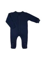 Pajacyki dla niemowląt - Niemowlęcy pajac bawełniany granatowy Nicol,r.62 - miniaturka - grafika 1