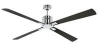 Wentylatory sufitowe - Energooszczędny wentylator sufitowy z pilotem Eco Neo III WiFi 152 cm chrom błyszczący Wenge / srebrnoszare łopatki - miniaturka - grafika 1