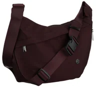 Torebki damskie - Burgundowa torebka damska PETERSON mała listonoszka crossbody saszetka miejska na ramię modna - miniaturka - grafika 1