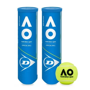 Dunlop, Piłka tenisowa, Australian Open, 2x4 szt. - Tenis ziemny - miniaturka - grafika 1