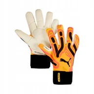 Piłka nożna - Rękawice bramkarskie Puma Ultra Ultimate Hybrid Sun pomarańczowe 41858 09 9 - miniaturka - grafika 1