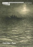 Czasopisma - Kronos 32025 Coleridge. Pater - miniaturka - grafika 1